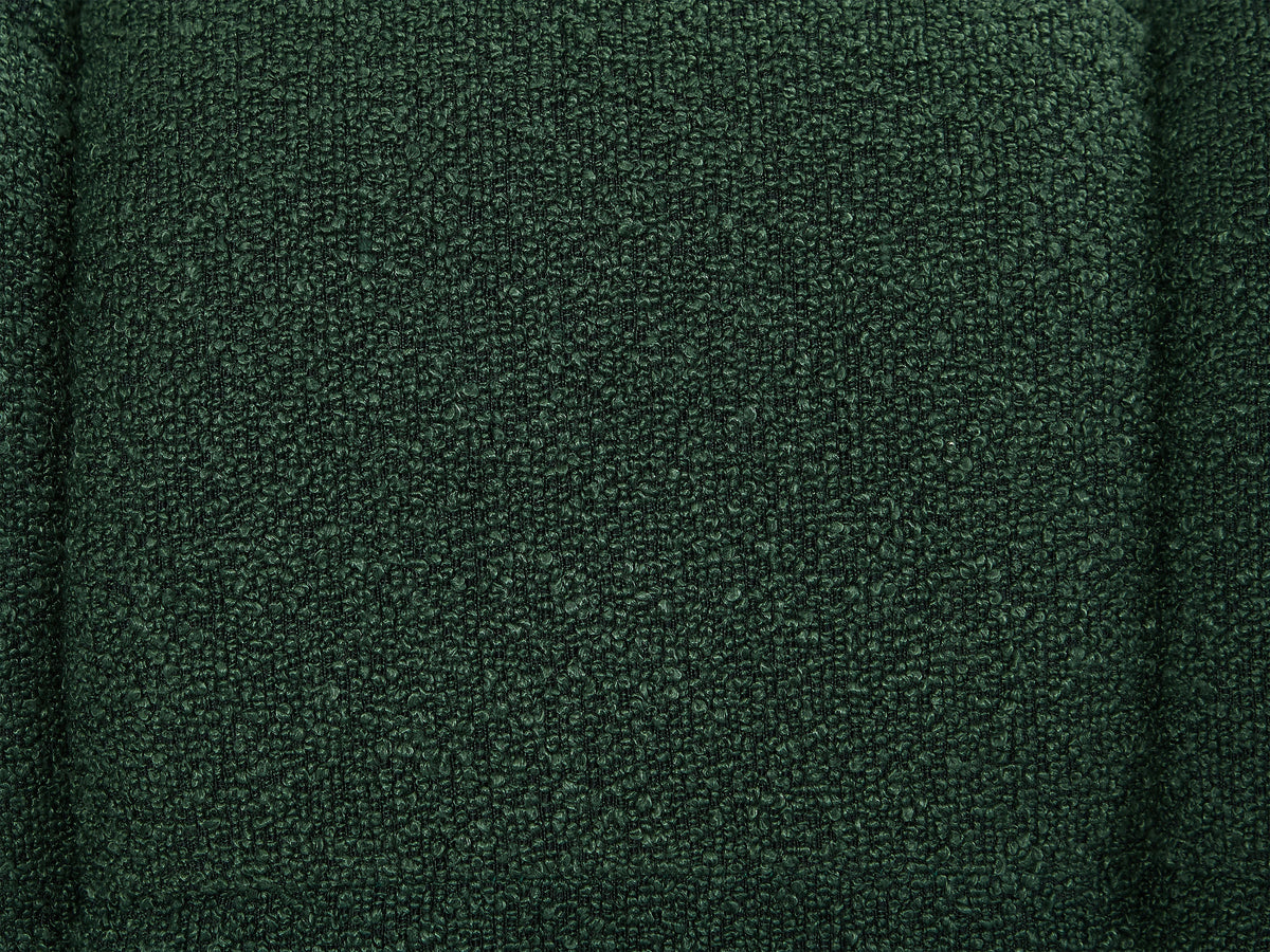 Canapé nuage 3 places en tissu bouclette vert - LERICI
