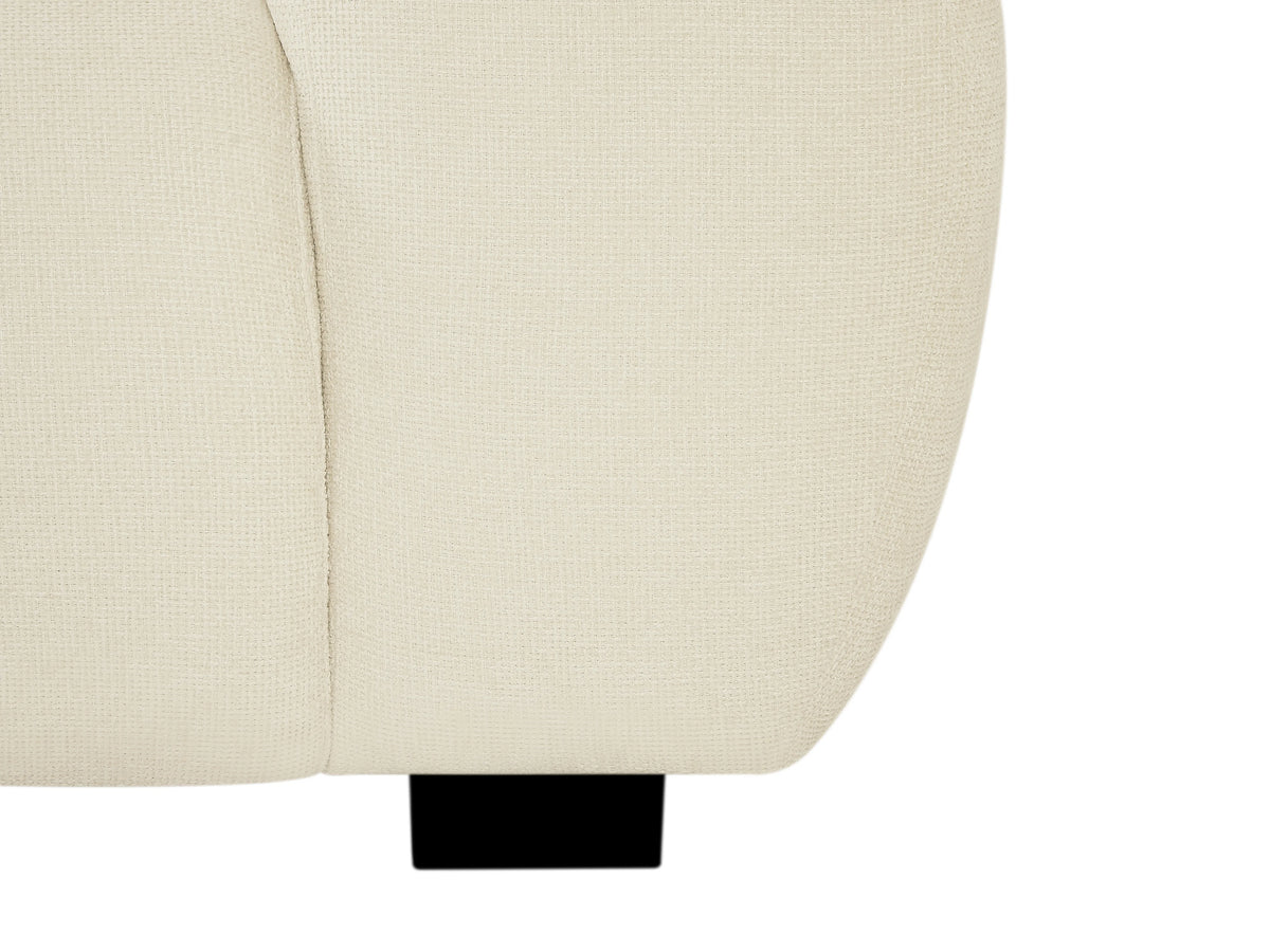 Canapé nuage 2 places en tissu beige - BERENIA