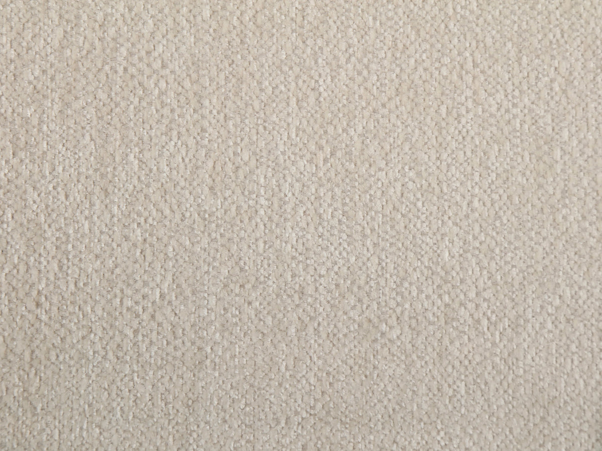 Fauteuil nuage en tissu chenille beige - TALIENA