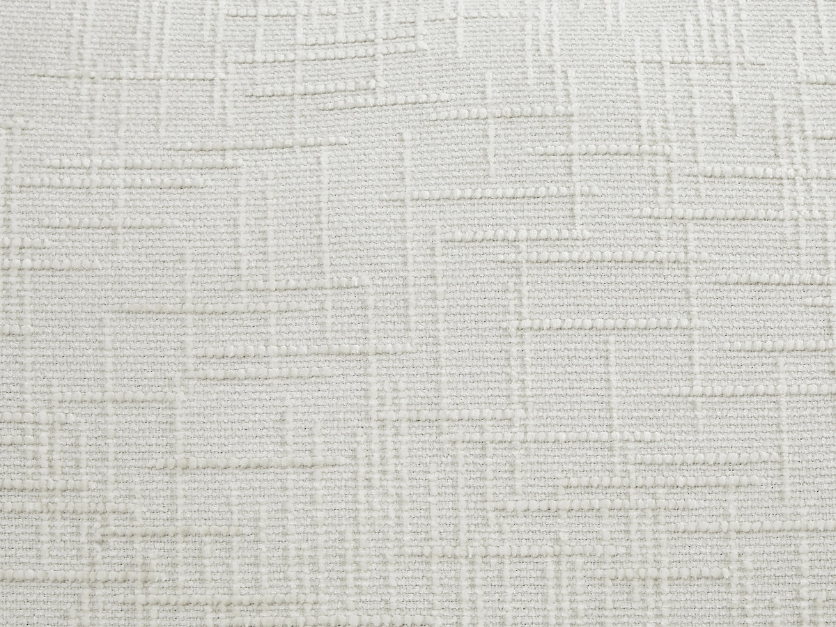 Canapé nuage d'angle gauche en tissu texturé beige - BENOLA