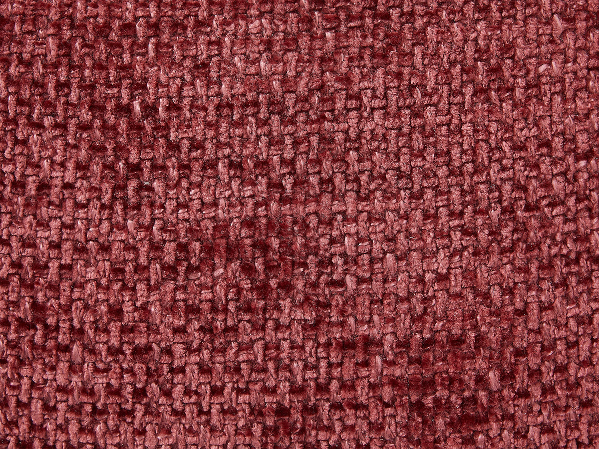 Canapé nuage 3 places en tissu texturé bordeaux - LERICI