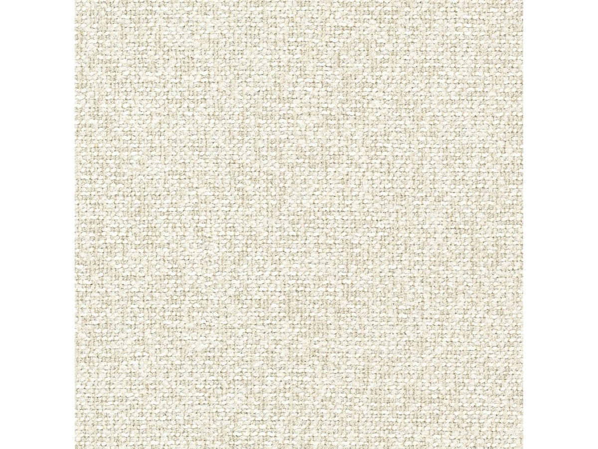 Canapé nuage droit 3 places capitonné en tissu bouclette blanc cassé - MALI