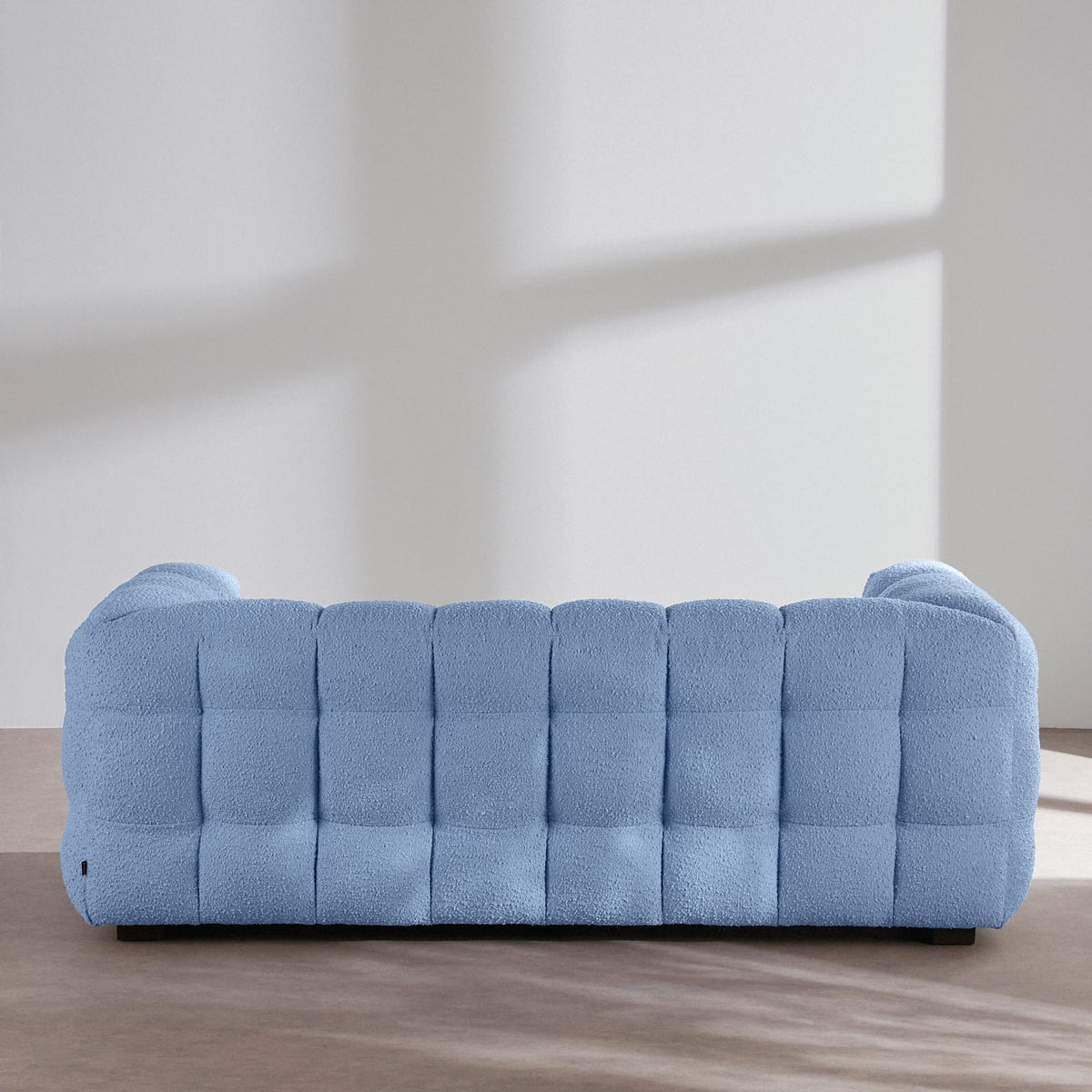 Canapé nuage 2 places velours bleu azur - LILO