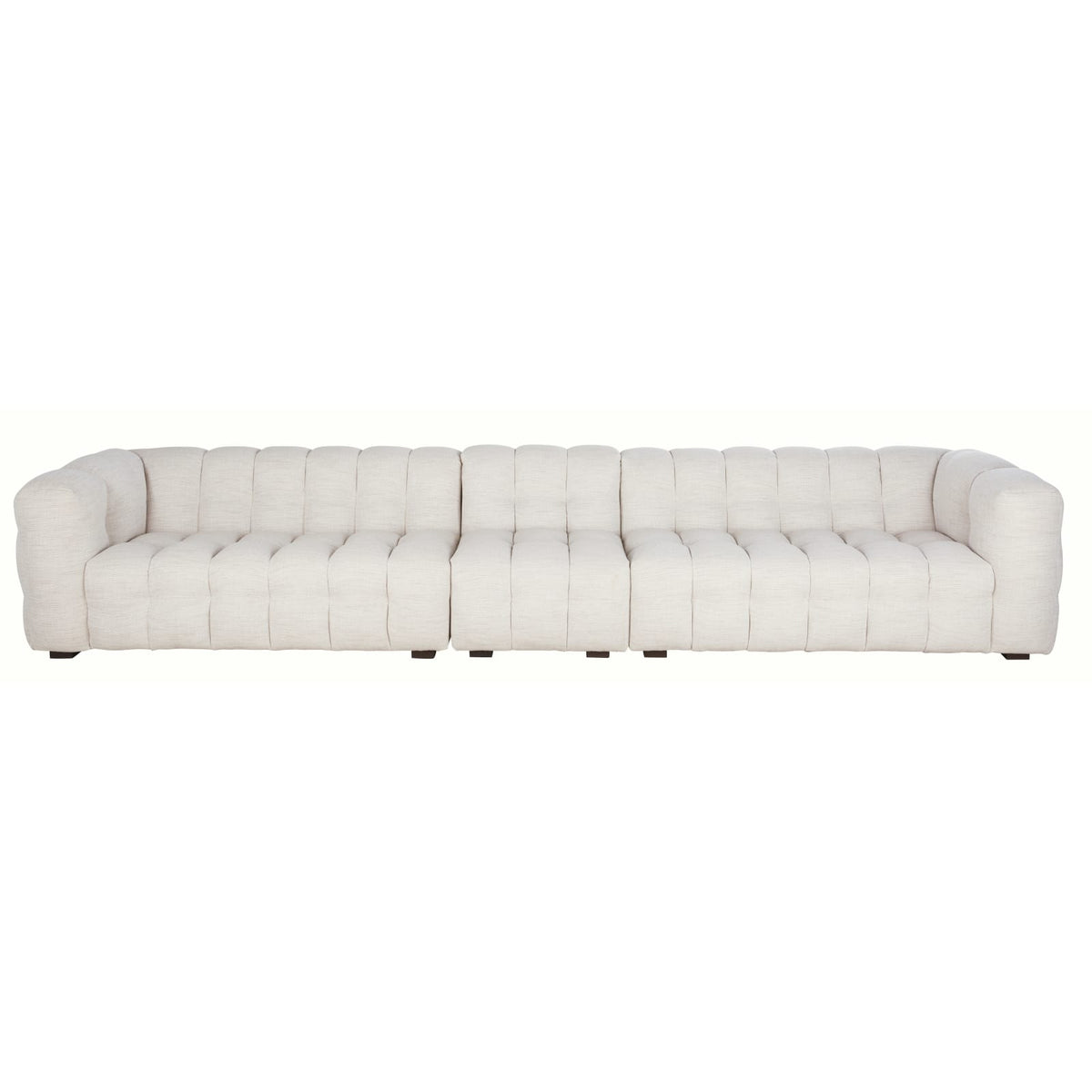 Canapé nuage modulable 5 places beige sable - LILO