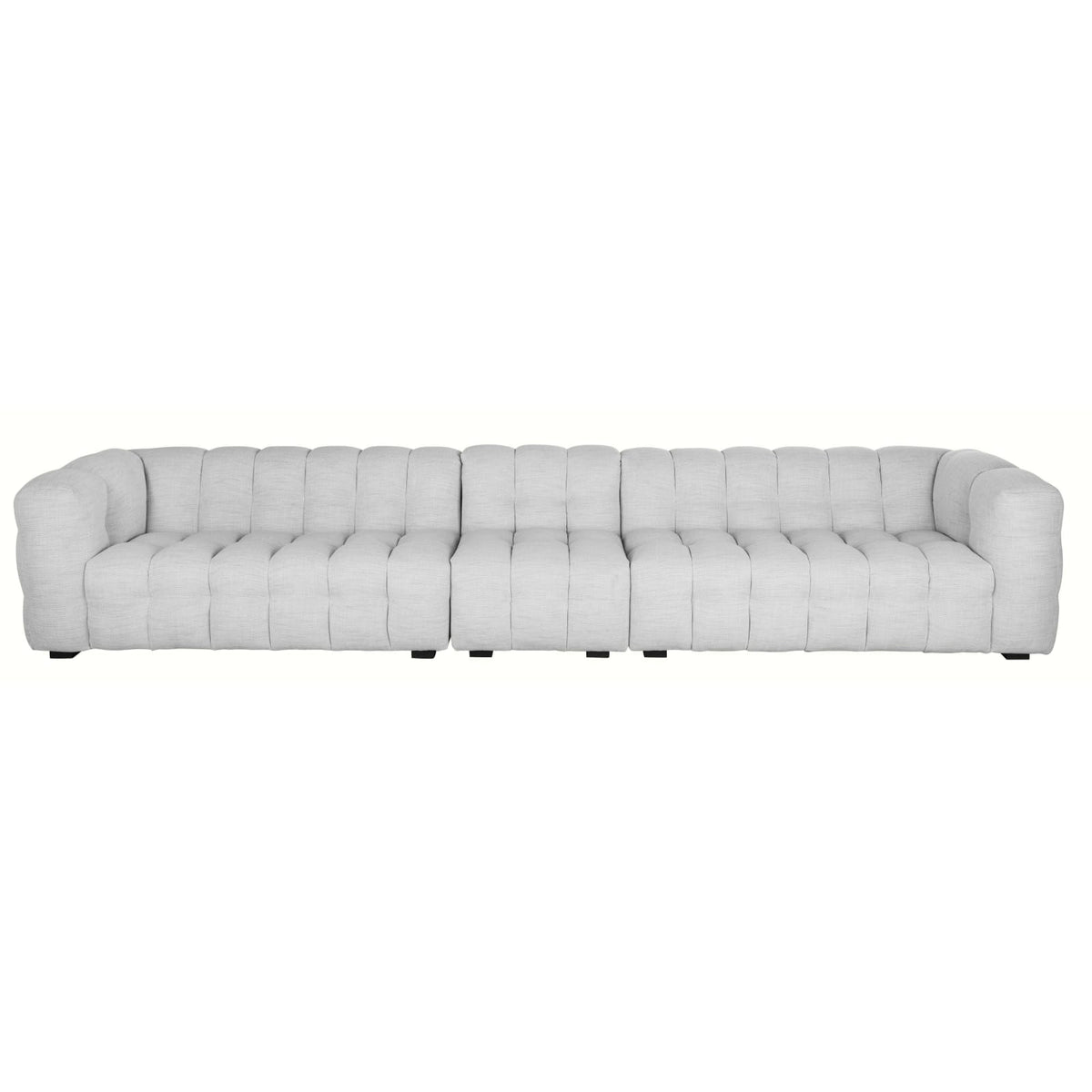 Canapé nuage modulable 5 places beige sable - LILO