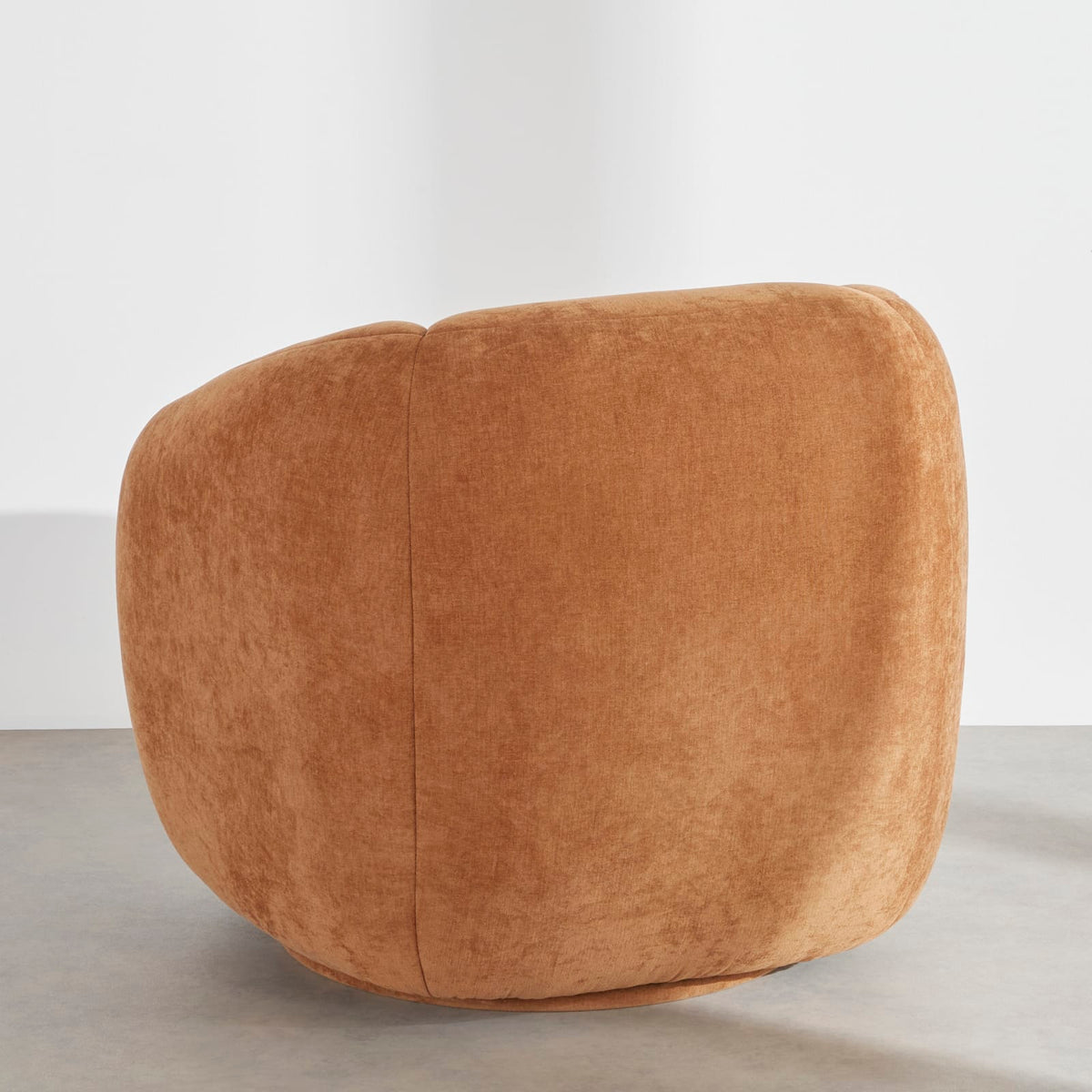 Fauteuil nuage pivotant velours cannelle - BUN