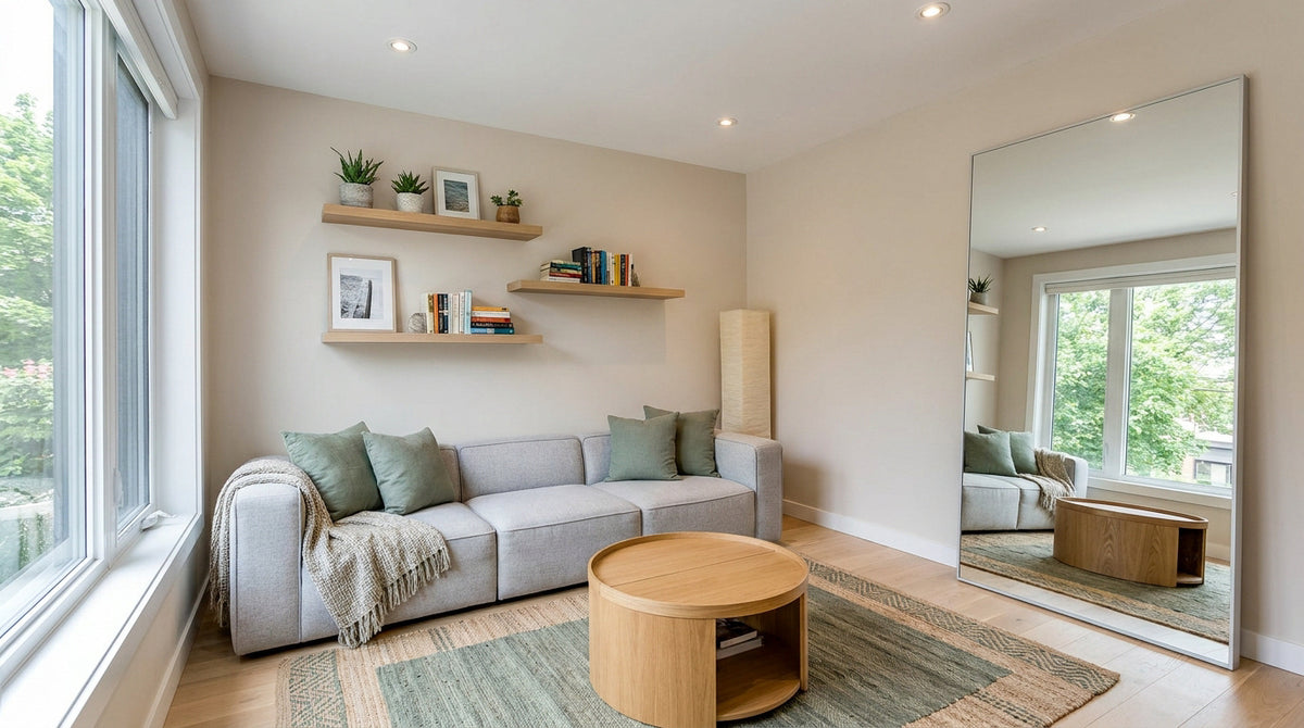 Astuces pour optimiser l'espace d'un petit salon avec style