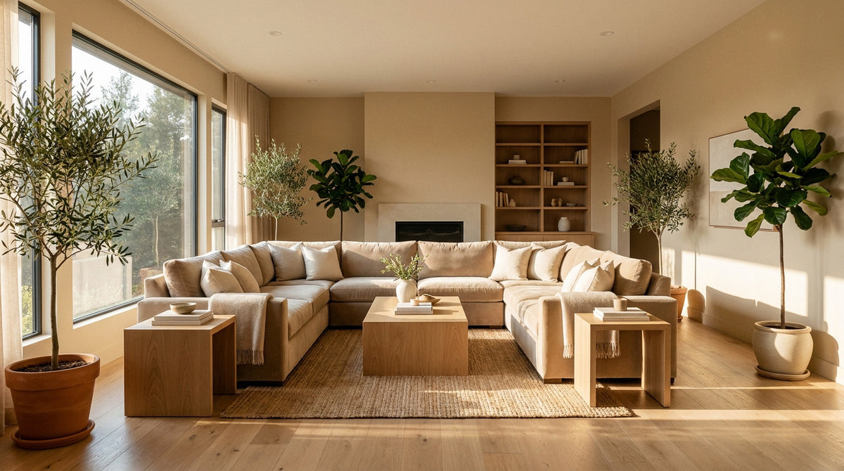 Déco salon beige et bois : créer une ambiance naturelle