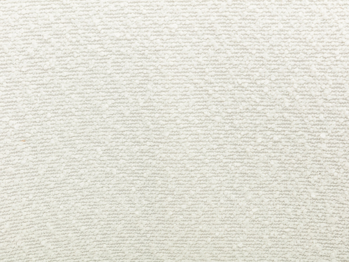 Fauteuil nuage pivotant en tissu bouclette blanc - VEREIDE