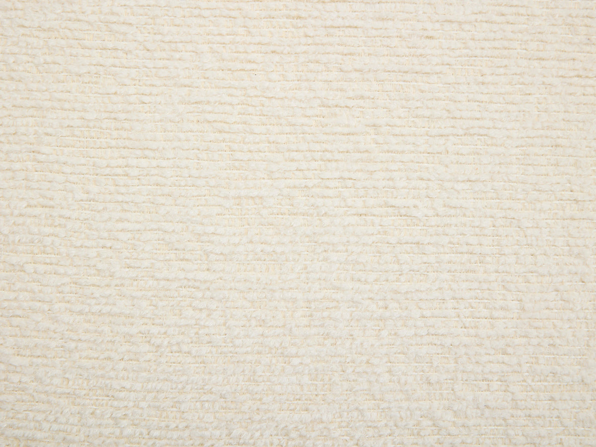 Fauteuil nuage coquillage en tissu chenille beige - DELIPO