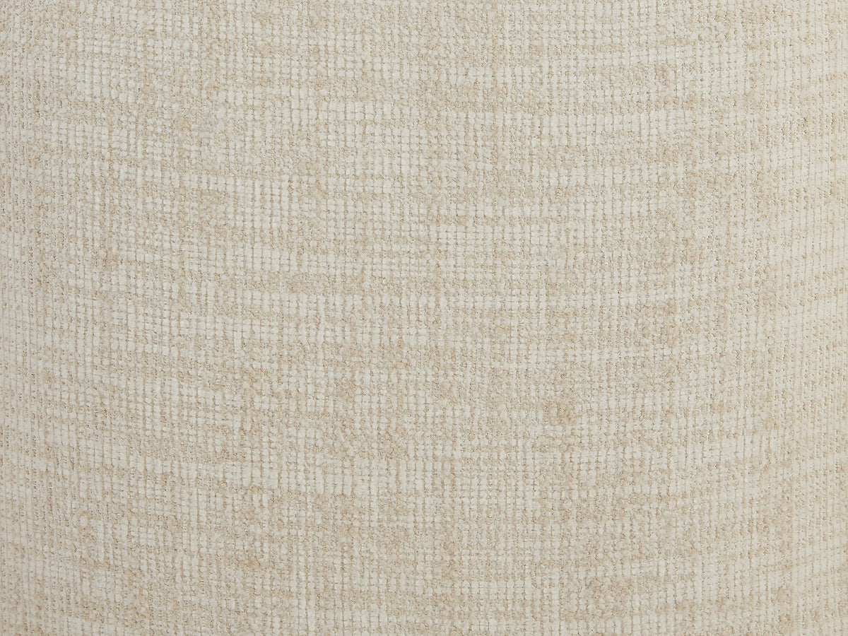 Canapé nuage 2 places en tissu chenille beige - NELIMAR