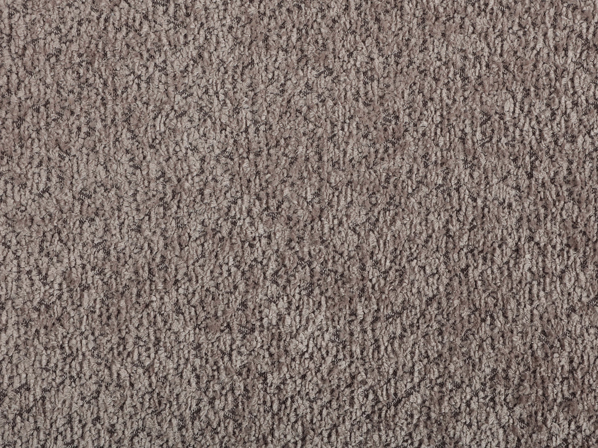 Fauteuil nuage pivotant en tissu bouclette taupe - LAPIOTA