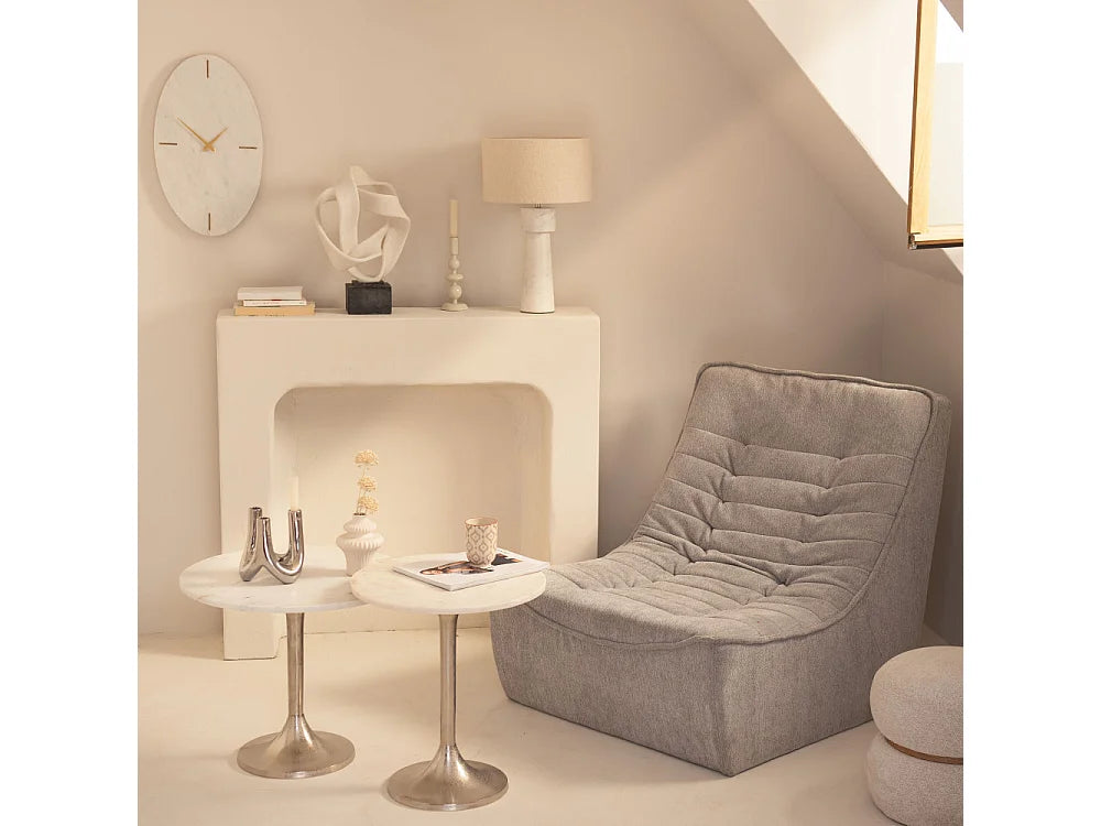 Pouf nuage petit modèle beige - AMADEUS