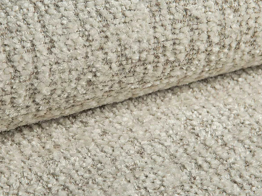 Fauteuil nuage d'angle droit en tissu chiné beige - FACIVIL