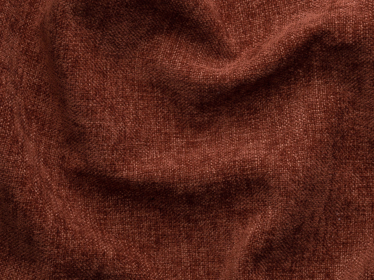 Canapé nuage d'angle panoramique modulable terracotta - JUTINI