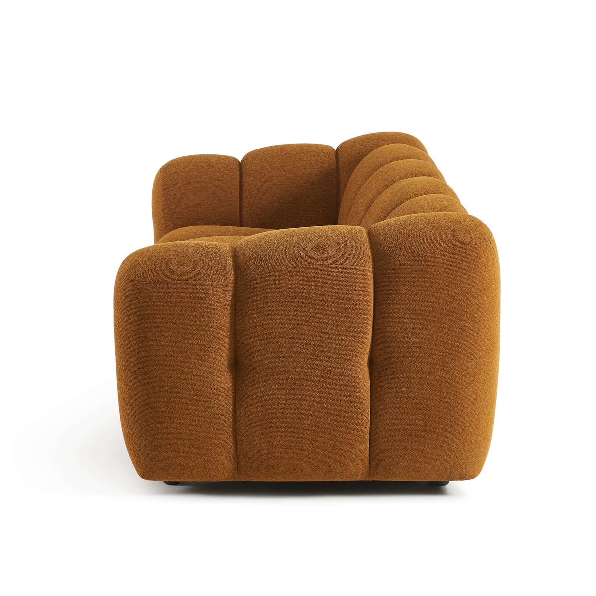 Canapé nuage 2 places en tissu tweed bronze - SUNNY