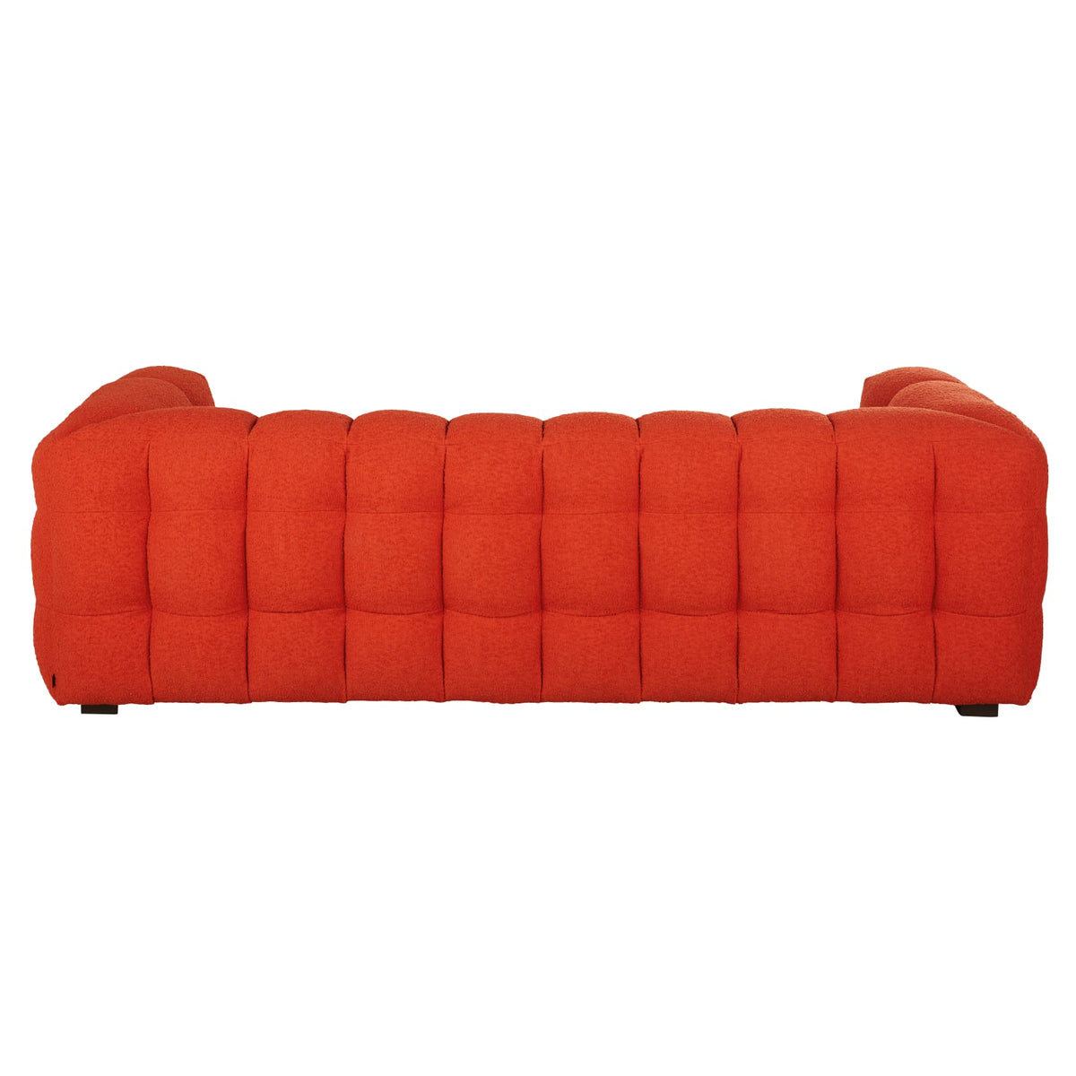 Canapé nuage 3/4 places en bouclette orange - LILO