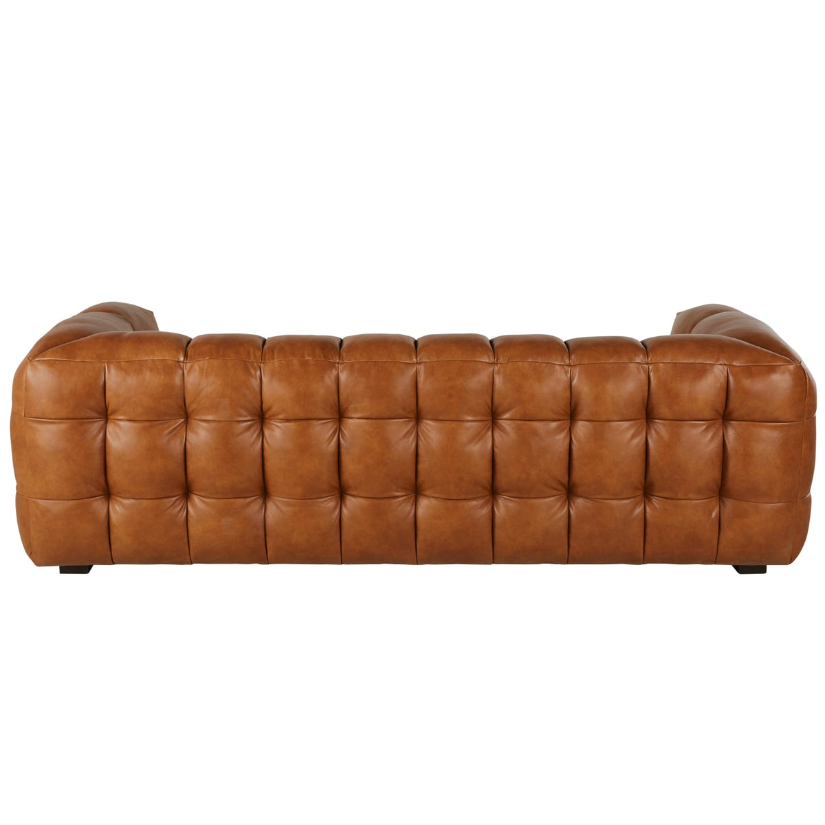 Canapé nuage 3/4 places en cuir camel - LILO