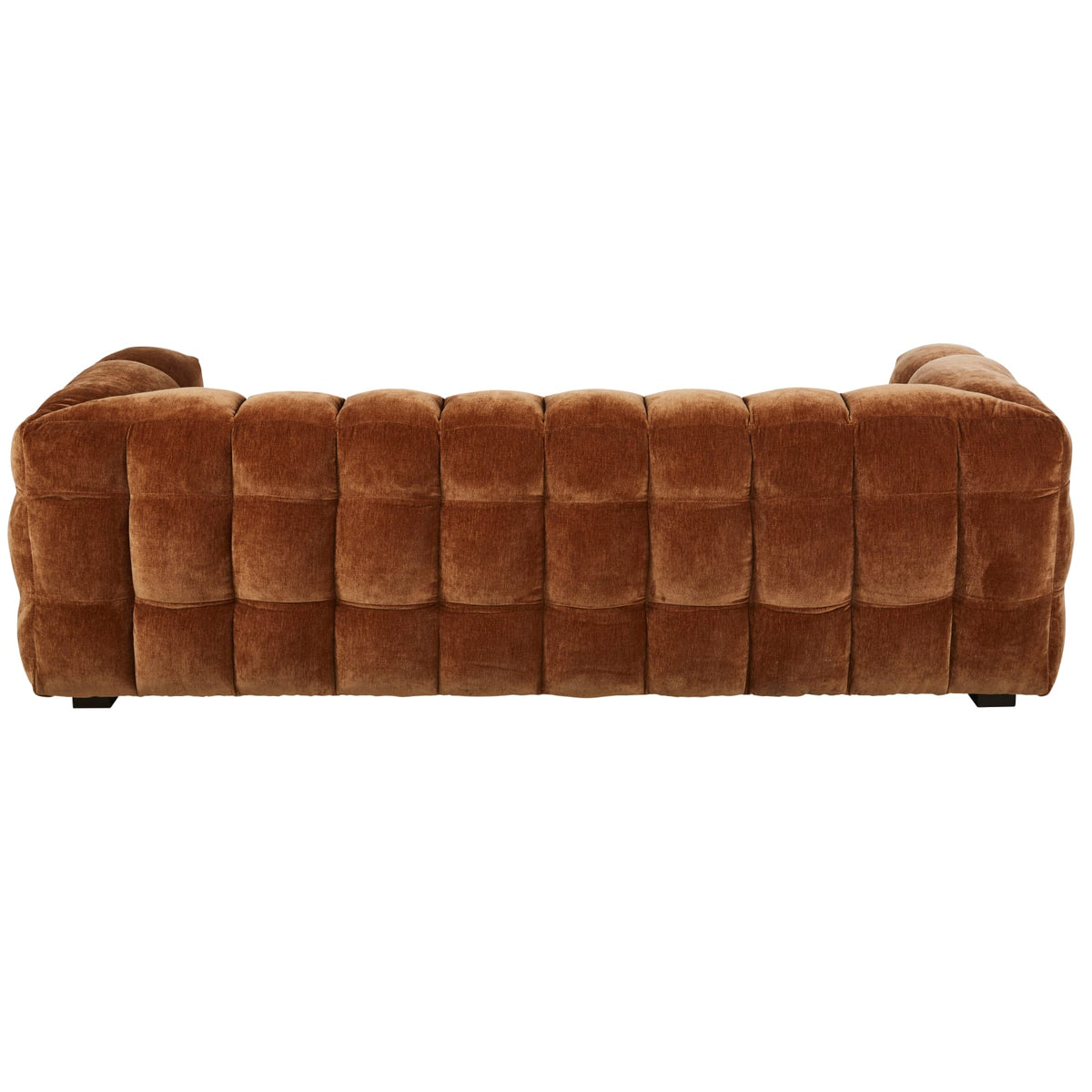 Canapé nuage 3/4 places en velours bronze - LILO