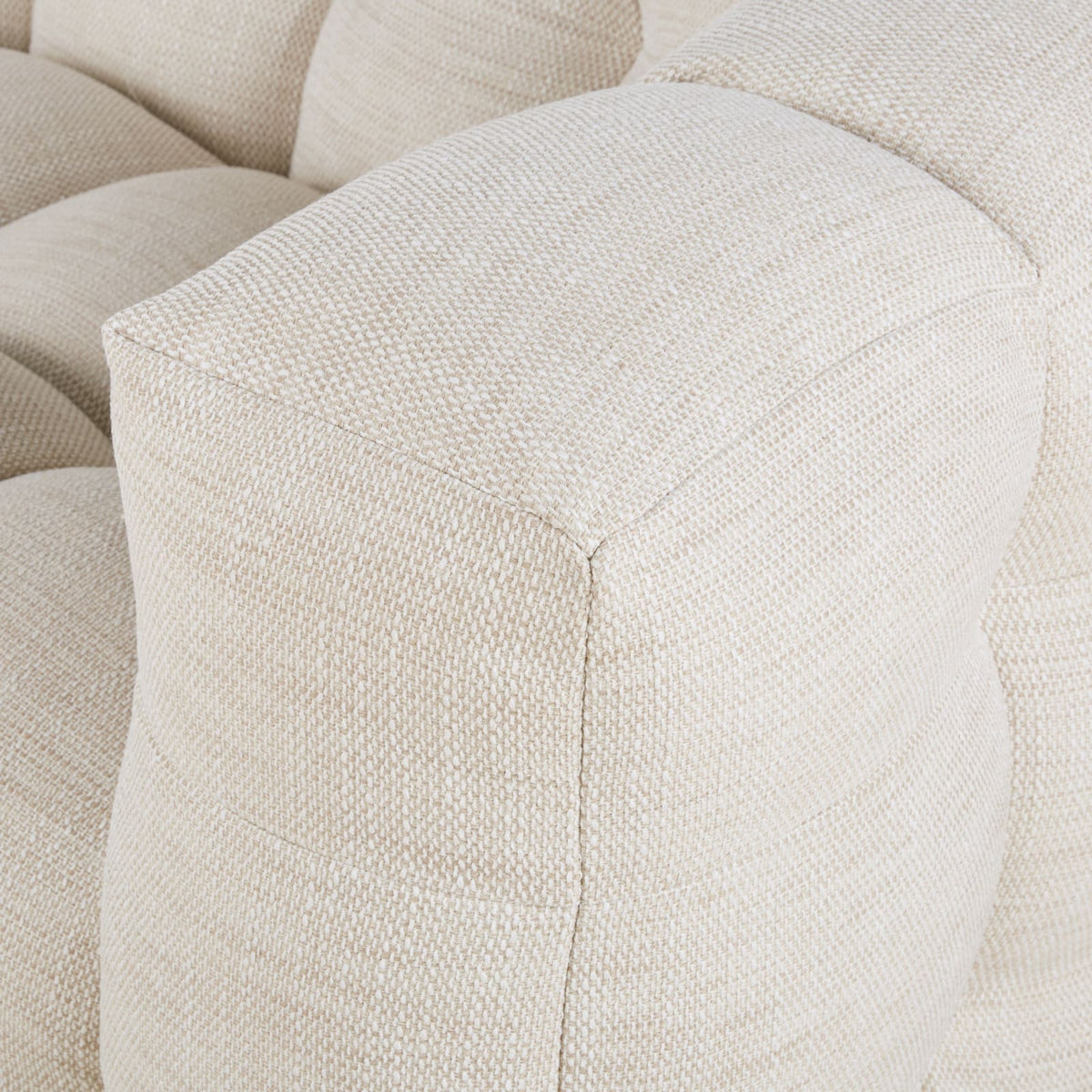 Canapé nuage modulable 5 places beige sable - LILO