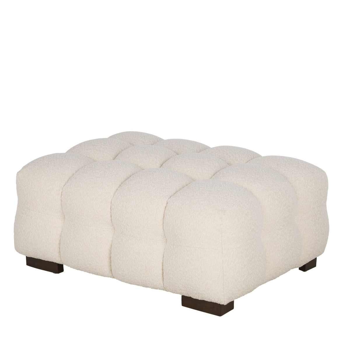 Pouf nuage bouclette écrue - LILO